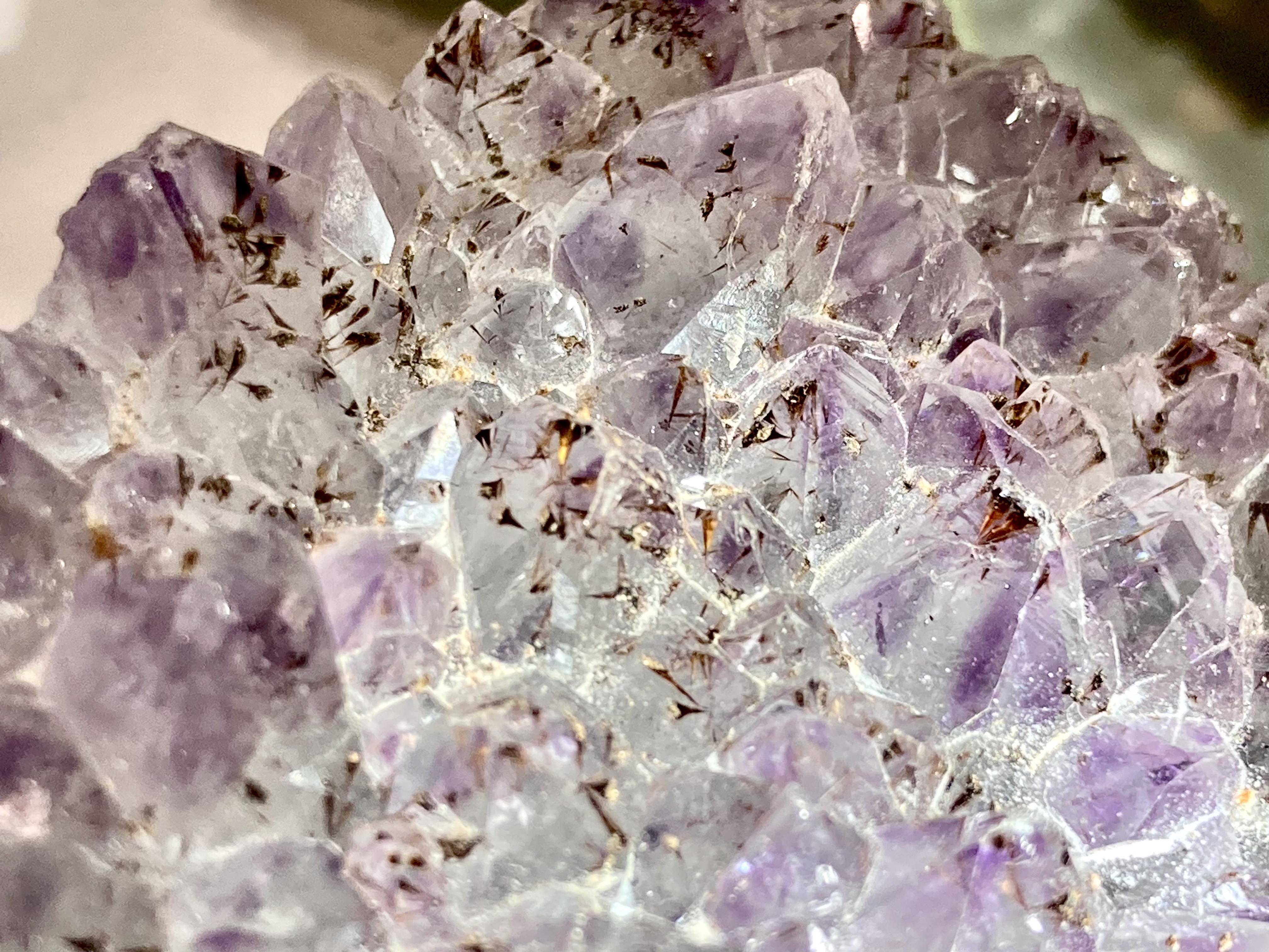 びっしり カクセコナイト✨ 【愛の守護石♡】虹入り˚✧₊⁎アメジスト