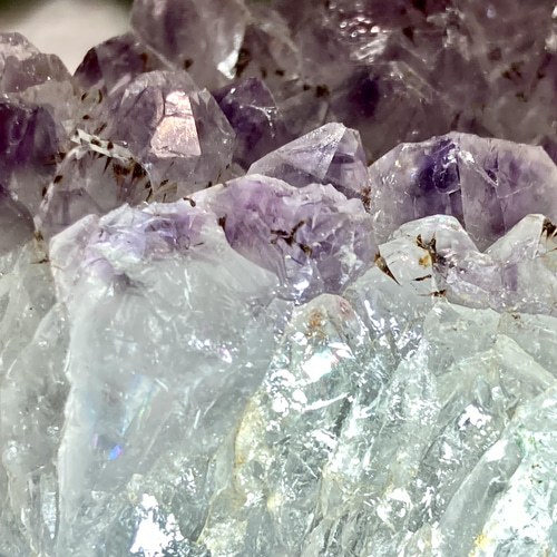 びっしり カクセコナイト✨ 【愛の守護石♡】虹入り˚✧₊⁎アメジスト