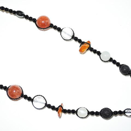 ☆ヒマラヤ産☆虹入り水晶玉20mm☆ネックレスペンダント☆天然石