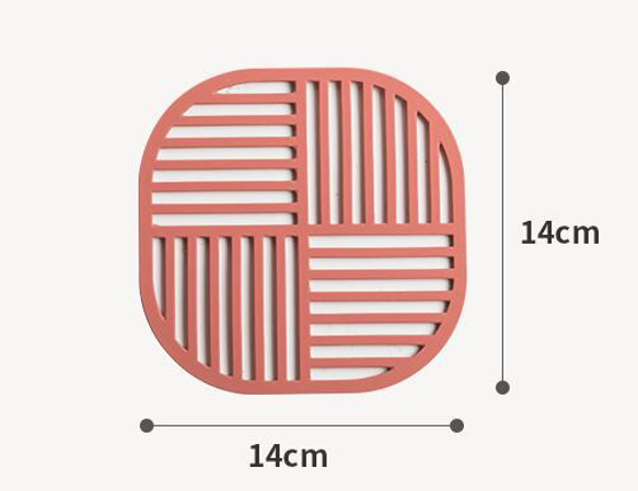 NO.4 鍋敷き 耐熱鍋敷き コースター 断熱パッド シリコン製 鍋つかr 5枚目の画像