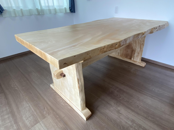 栃一枚板テーブル　オーダーメイド 