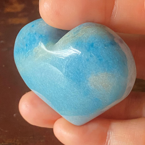 トロレアイト♡ ハート型 01 トロレアイトインクォーツ 天然色 天然石