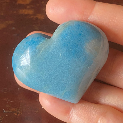 トロレアイト♡ ハート型 01 トロレアイトインクォーツ 天然色 天然石