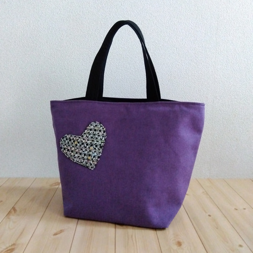 ツイントートバック リネン✖️ケミカルレース トートバッグ tumugi  