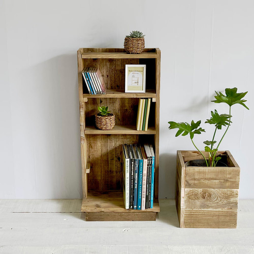 リサイクルウッド☆シェルフ M RW0024 棚・シェルフ・ラック cafemoku