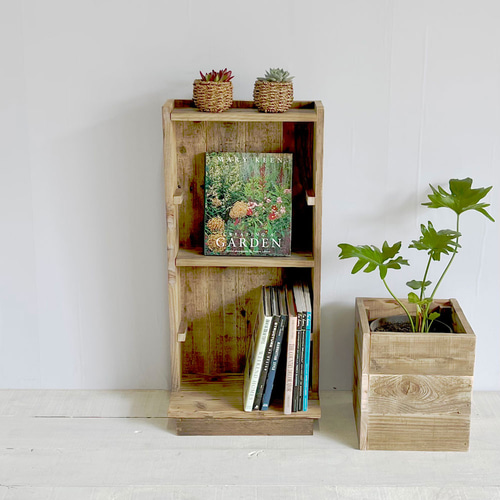 リサイクルウッド☆シェルフ M RW0024 棚・シェルフ・ラック cafemoku