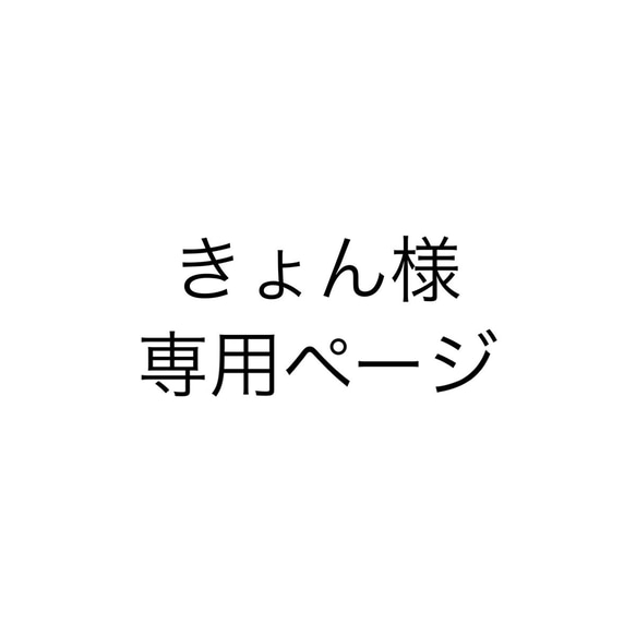 きょん様専用ページ 1枚目の画像