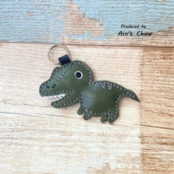 レザーショップが作る動物園のお土産～☆カメレオン☆グリーン☆革製品