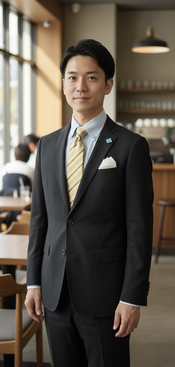 京都右京silkネクタイ日本の紳士達よ「幸福・勝利の人生を」