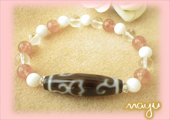 幸福に導くビーズブレスレット
