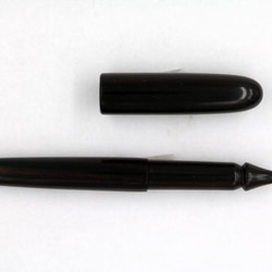 ボールペン　縞黒檀 2枚目の画像