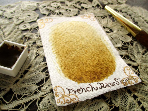 *♥香る水彩絵具 Luberon Natural Sienna *Natural Attar Watercolor♥* 2枚目の画像