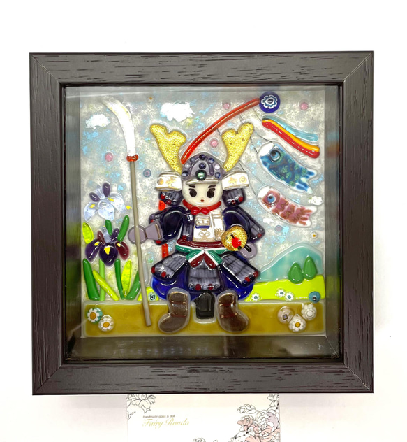 現状品】ムラーノガラス ? ベネチアンガラス ? 絵絵画ガラス