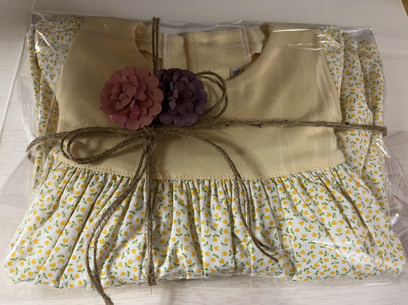 丸襟が可愛い❤️北欧風の花柄スプリングコート（80） 7枚目の画像