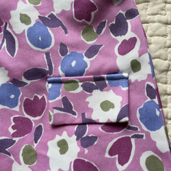 丸襟が可愛い❤️北欧風の花柄スプリングコート（80） 3枚目の画像