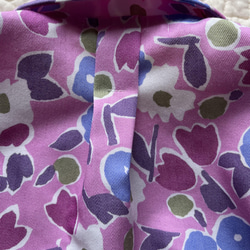 丸襟が可愛い❤️北欧風の花柄スプリングコート（80） 5枚目の画像