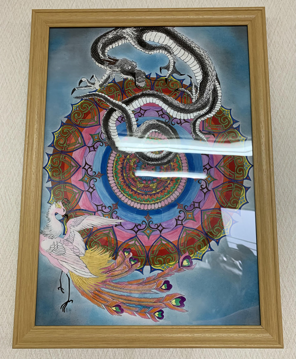 【風水画】龍神のマントラ 風水画】龍神のマントラ