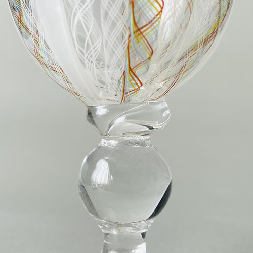 レース紡ぐ花瓶［A］（白） 一輪挿し・花瓶・花器 F-GLASS 通販