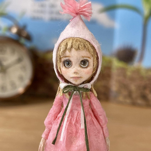 和紙人形 ミニチュアドール 花の妖精 2枚目の画像