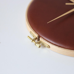 [Kirisenha] 簡約皮革掛鐘禮品包裝 第7張的照片