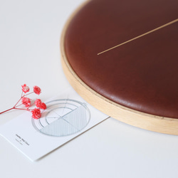 [Kirisenha] 簡約皮革掛鐘禮品包裝 第8張的照片
