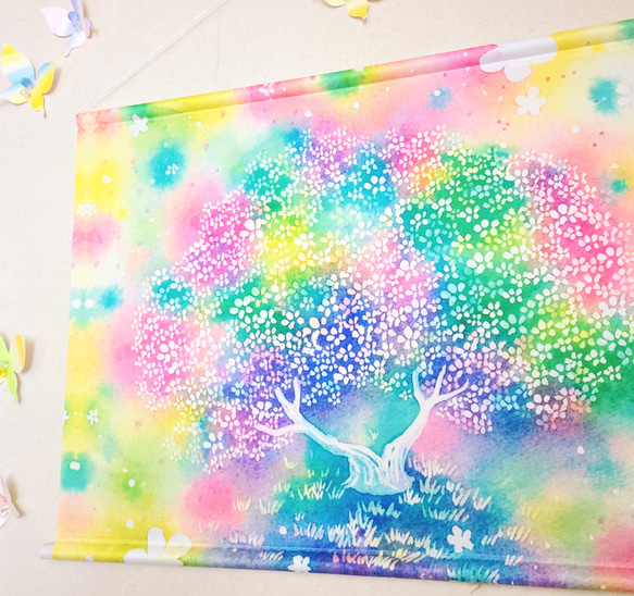 B2タペストリー　”花の木” 10枚目の画像