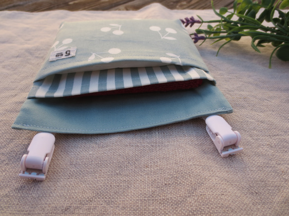 *さくらんぼ*の移動ポケット　ふた無し　ブルー 人気・おすすめ｜売れ筋商品・話題商品におすすめ 品質チェック済み 安心配送 今月のおすすめ