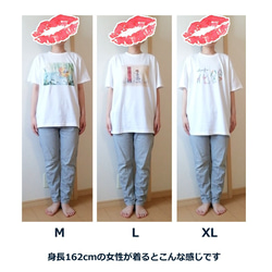 【送料無料】イワトビペンギンのスクーター白Tシャツ～子供から大人までみんなで使える13サイズ～ 5枚目の画像