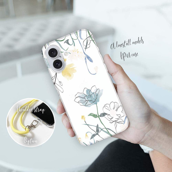 iPhone16e/Pixel9a/iPhone16Pro 花柄 全機種対応☆TPUケース iPhone16e/Pixel9a/iPhone16Pro 花柄 全機種対応☆TPUケース