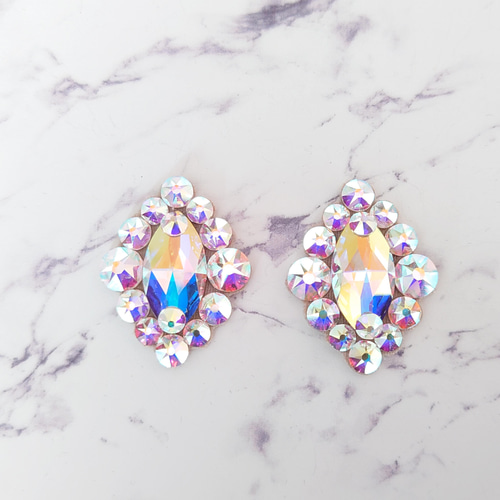 受注製作品】社交ダンス 競技・デモンストレーション用 ピアス