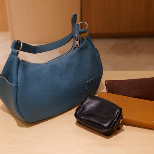 送料無料】縫左衛門・2WAY・ハンドバッグ・ショルダーバッグ・ネイビー