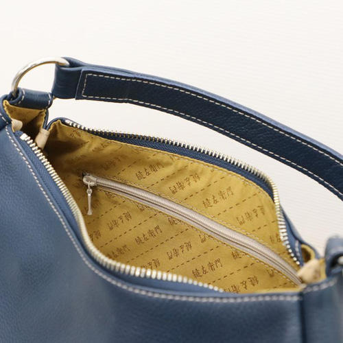 送料無料】縫左衛門・2WAY・ハンドバッグ・ショルダーバッグ・ネイビー