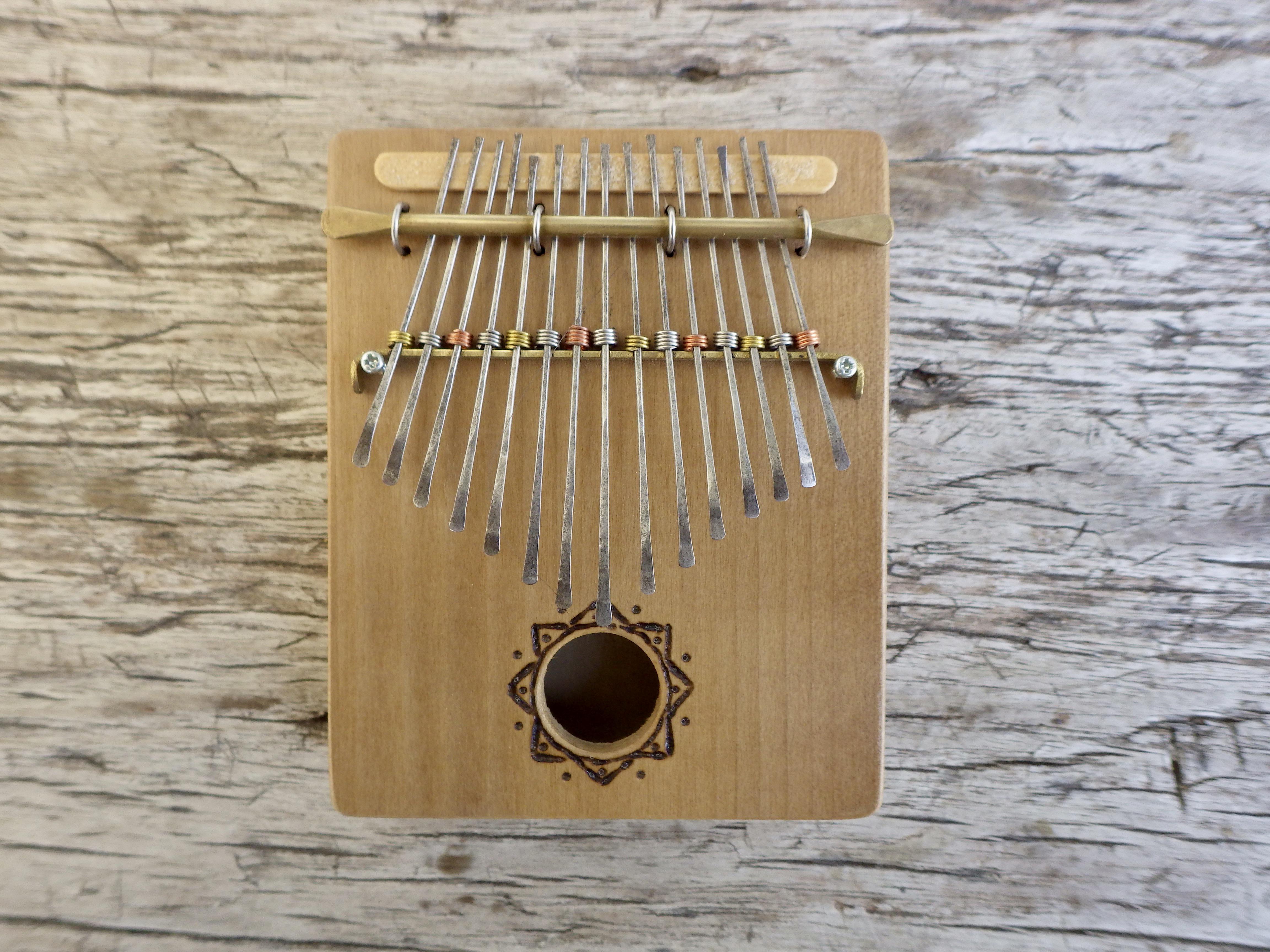 カリンバ(親指ピアノ) 木箱 Ms 15note 楽器・アクセサリ TPMP サム