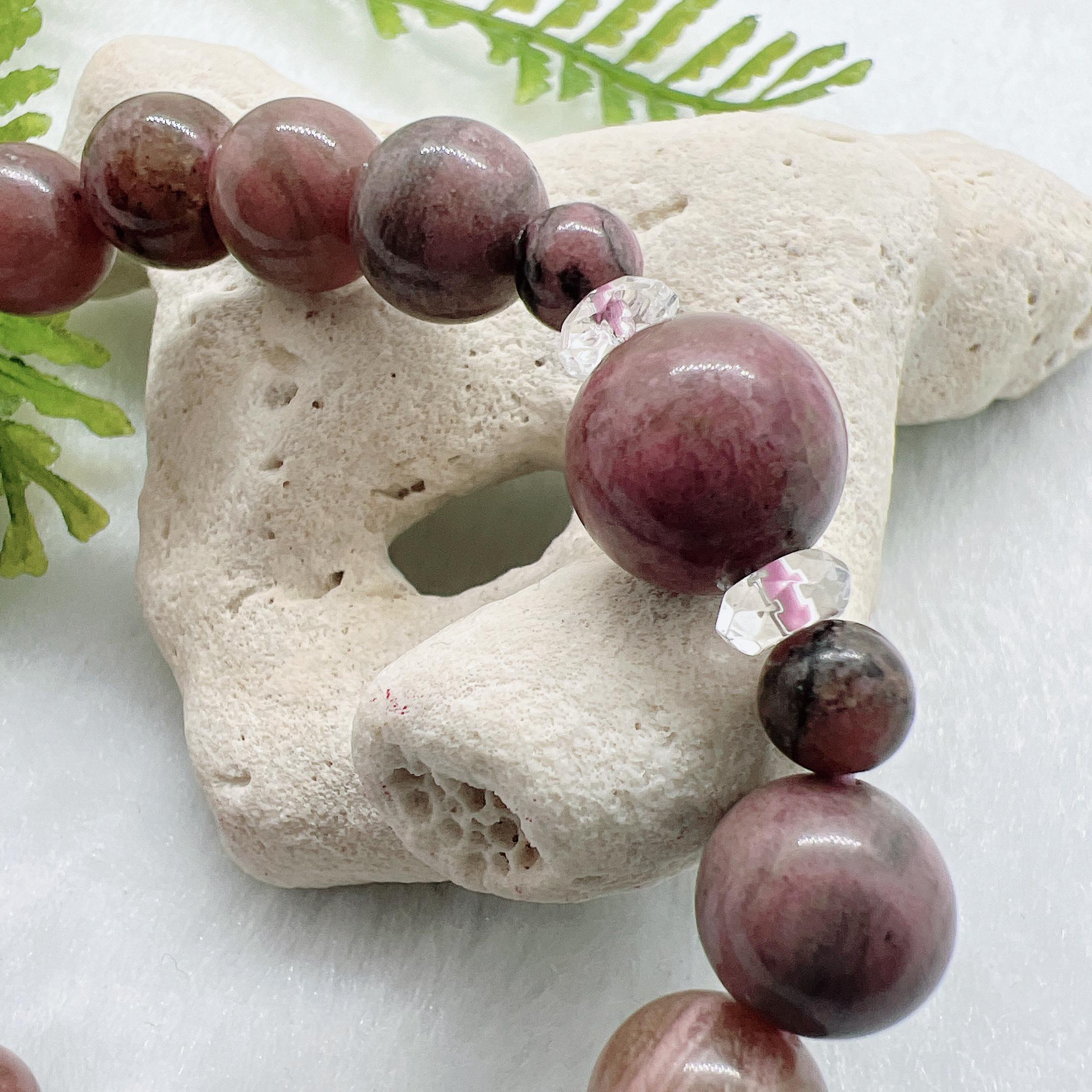 国産天然石☆愛知県田口鉱山産☆ラブシリカ☆ロードナイト