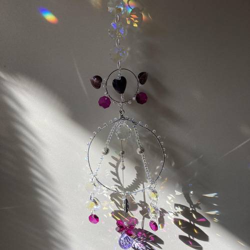 SWAROVSKI ✩.*˚ 3連ガーランドサンキャッチャー はしゃぎ