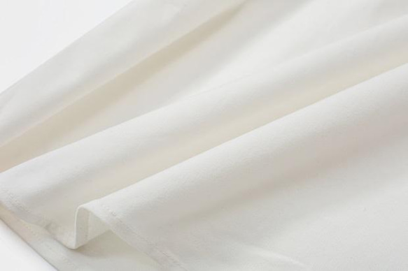 白色 刺綉歐根紗花邊領小白裙 復古燈籠袖高腰寬鬆洋裝仙女連身裙 第6張的照片