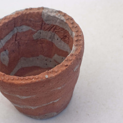 陶器製　植木鉢　 SMSc ミカゲ-2726ブラウン・グレー 2枚目の画像