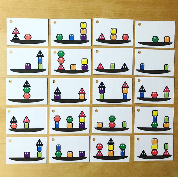 マッチング　形と色　マグネット　見本20枚　知育玩具 5枚目の画像