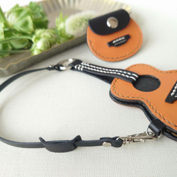 【名入れ】ミニチュア【ギター】キーカバー＆ピックケース バッグチャームやキーホルダーとしても！※袋ラッピング無料 8枚目の画像