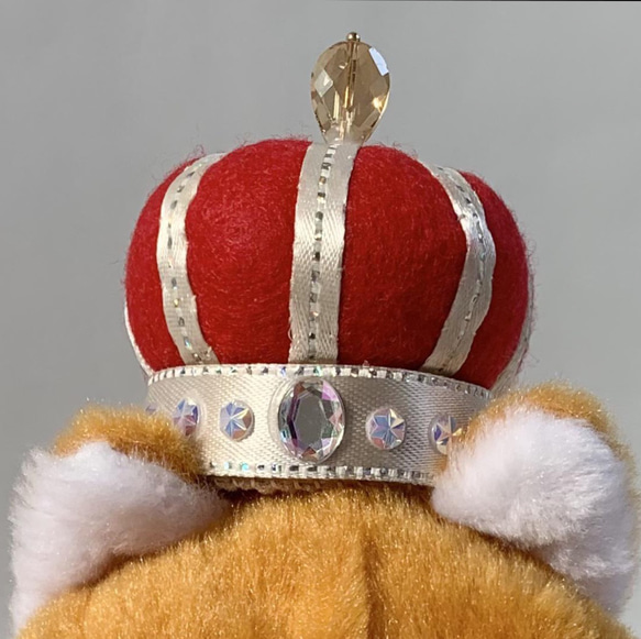受注制作】〈再販10〉フェルトの小さな王冠 ゴムひも付 雑貨・その他