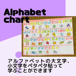 【知育ポスター】アルファベット　マッチング　パズル　大文字　小文字　英語　英単語 2枚目の画像