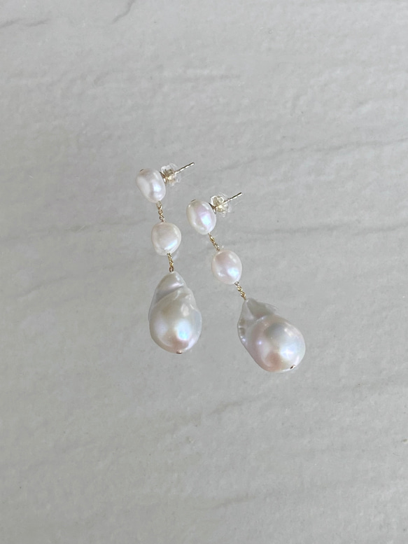 VEERT ピアス　バールピアス　ピアス ステンレス 安全ピンピアス パールピアス [e297] | お洒落な