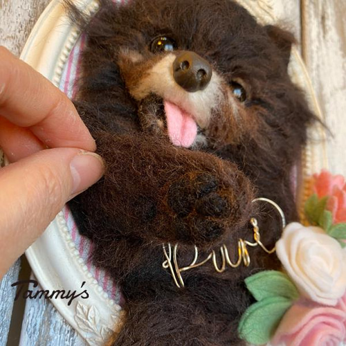 うちの子オーダー2025【オーダー例_ぷりちゃん】羊毛フェルト