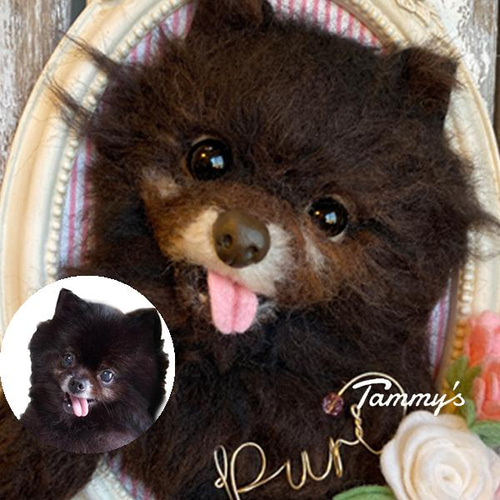 うちの子オーダー2025【オーダー例_ぷりちゃん】羊毛フェルト