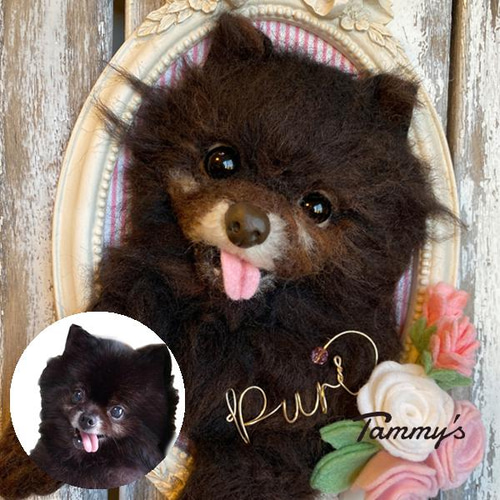 羊毛フェルト ハンドメイド 犬 りぼんページ スターターセット付き 犬 お友だち 手作りキット 羊毛フェルト