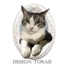 【オーダー例_TORAJI君】羊毛フェルト、猫ぬいぐるみ、フェルト猫、羊毛猫、半立体肖像画、オーダーメイドペット 3枚目の画像