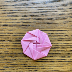 ピンクのバラ　大小セット 3枚目の画像