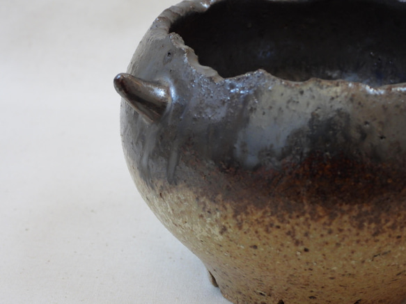茶玉陶製植木鉢 10枚目の画像