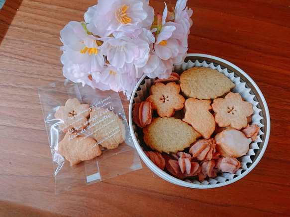 桜クッキー缶 ～春の訪れ2022～小 1枚目の画像