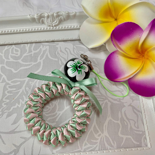 キット】【3Dブレードストラップ キット♪】ハワイアンリボンレイ